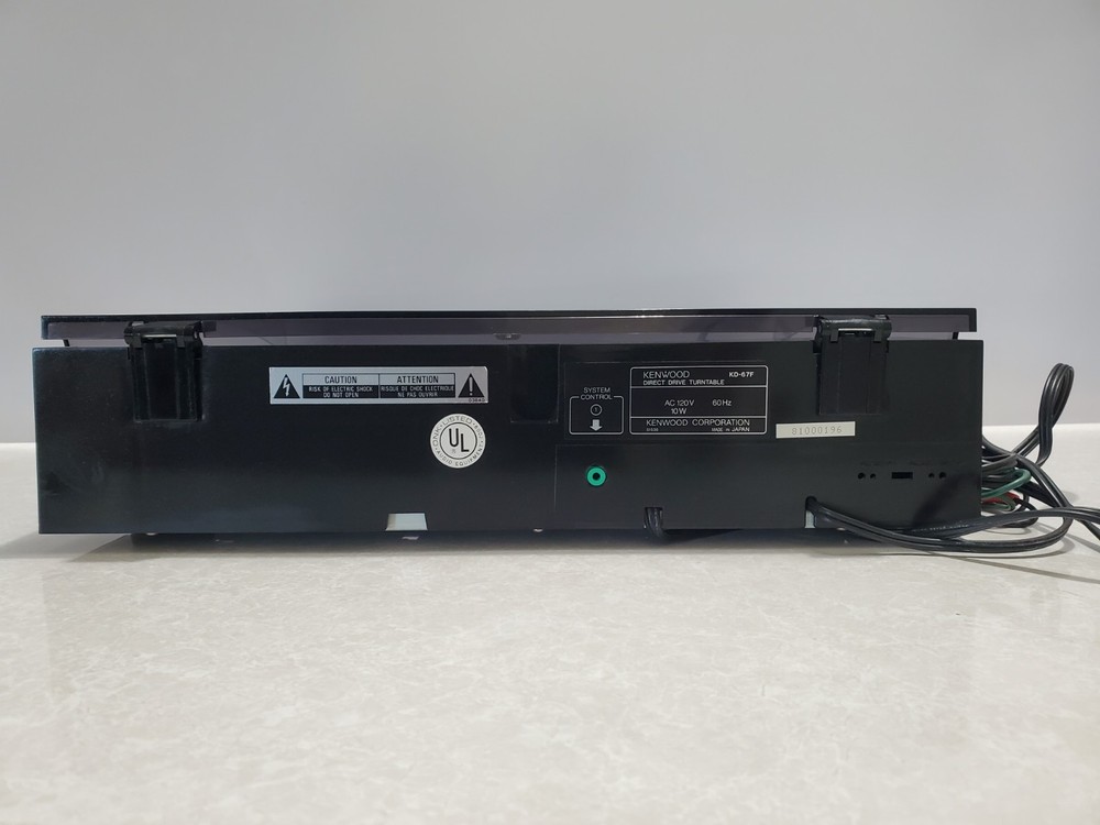 Kenwood KD-67F Full Automatic Turntable~ Tested, working ~ **PLEASE READ**