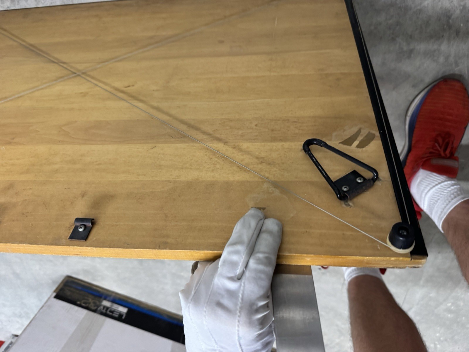 Vintage MAYLINE 20" x 30" Portable Wood Drafting Table Top