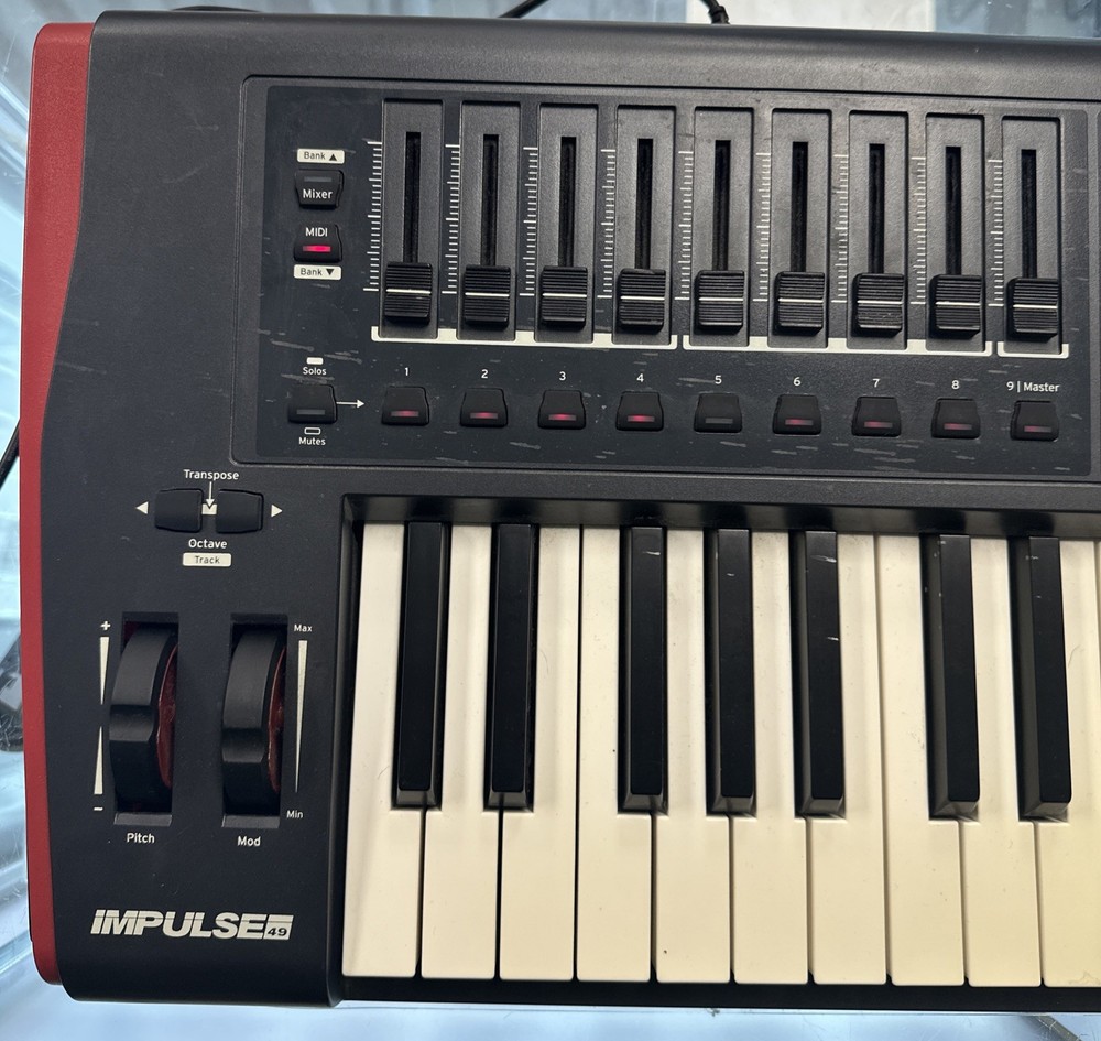 Novation Impulse 49 MIDI Keyboard Controller With Cables