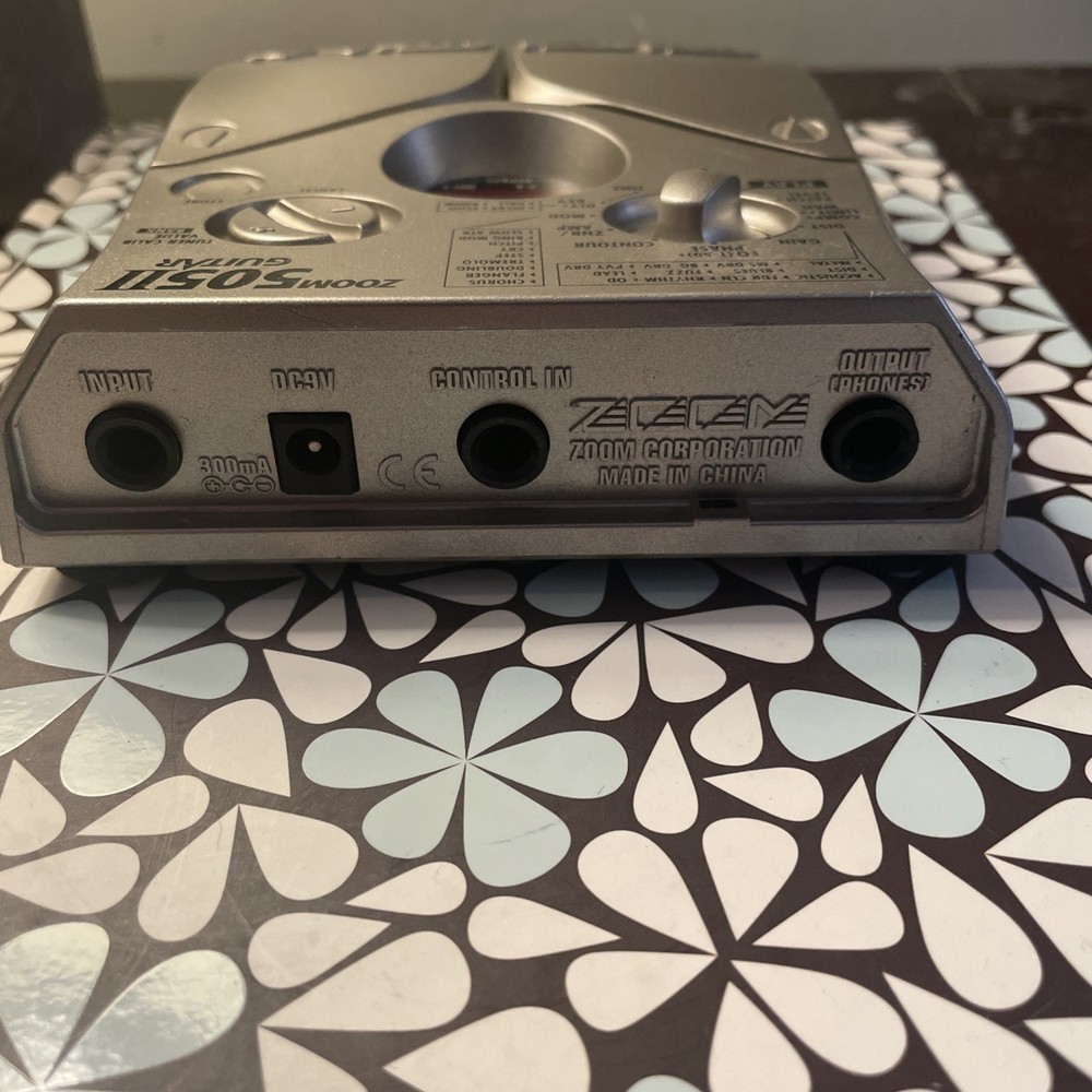 Zoom 505 II Guitar Multi-Effect Pedal Tested Multi-Function Main Unit Only