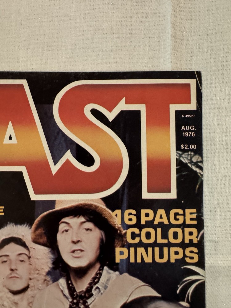 KISS ✨ VINTAGE AUCOIN ERA AUGUST 1976 BLAST CELEBRITY ROCK MAGAZINE ✨ RARE ✨