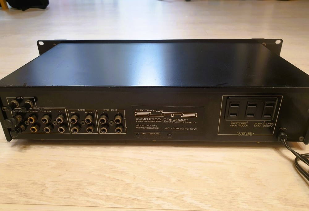 SUMO Class-A Amp, Preamp, Tuner complete set