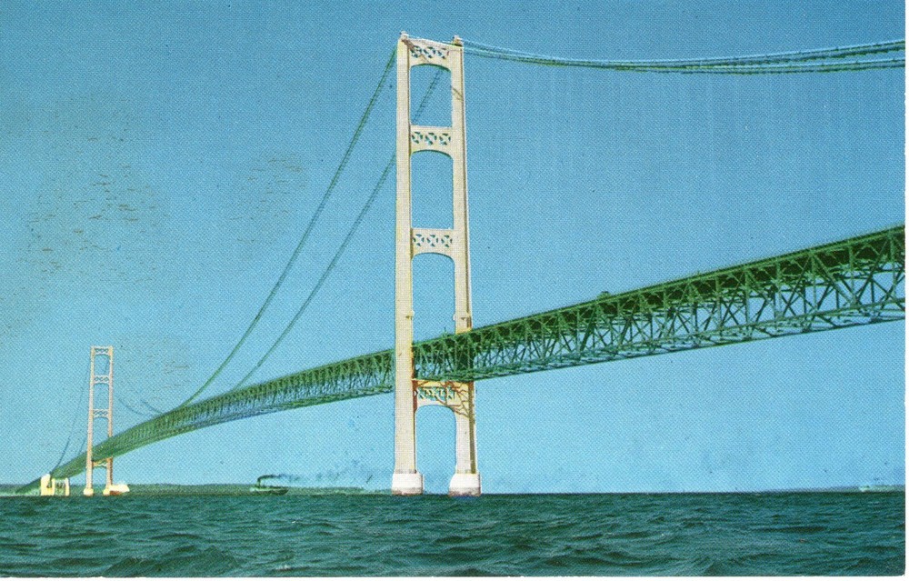 MACKINAC STRAITS BRIDGE, MI - PC4581