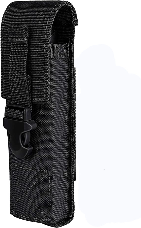 Tactical Pouch Flashlight Holster Duty Torch Case outdoor Backpack Tools Bag