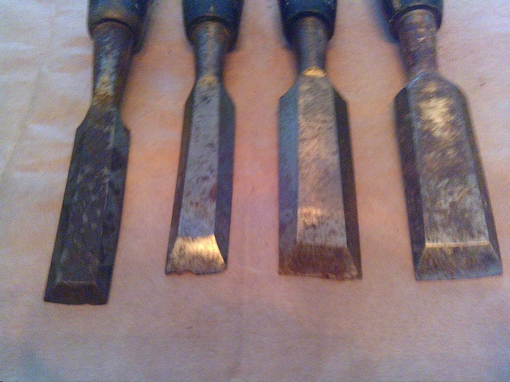 FOUR !! Stanley Chisels