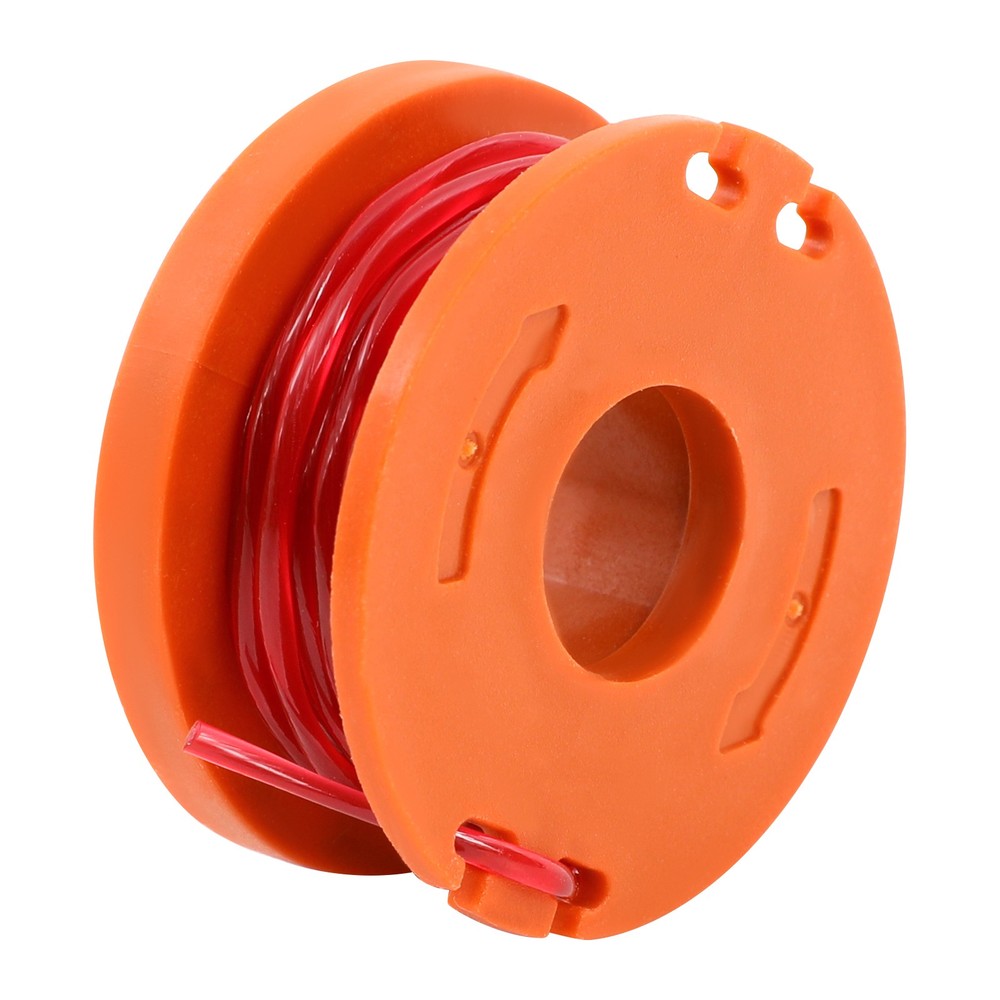 20PC Trimmer Spool Line Edger Spool Line Replacement Spool Line W/ 2 Caps Orange