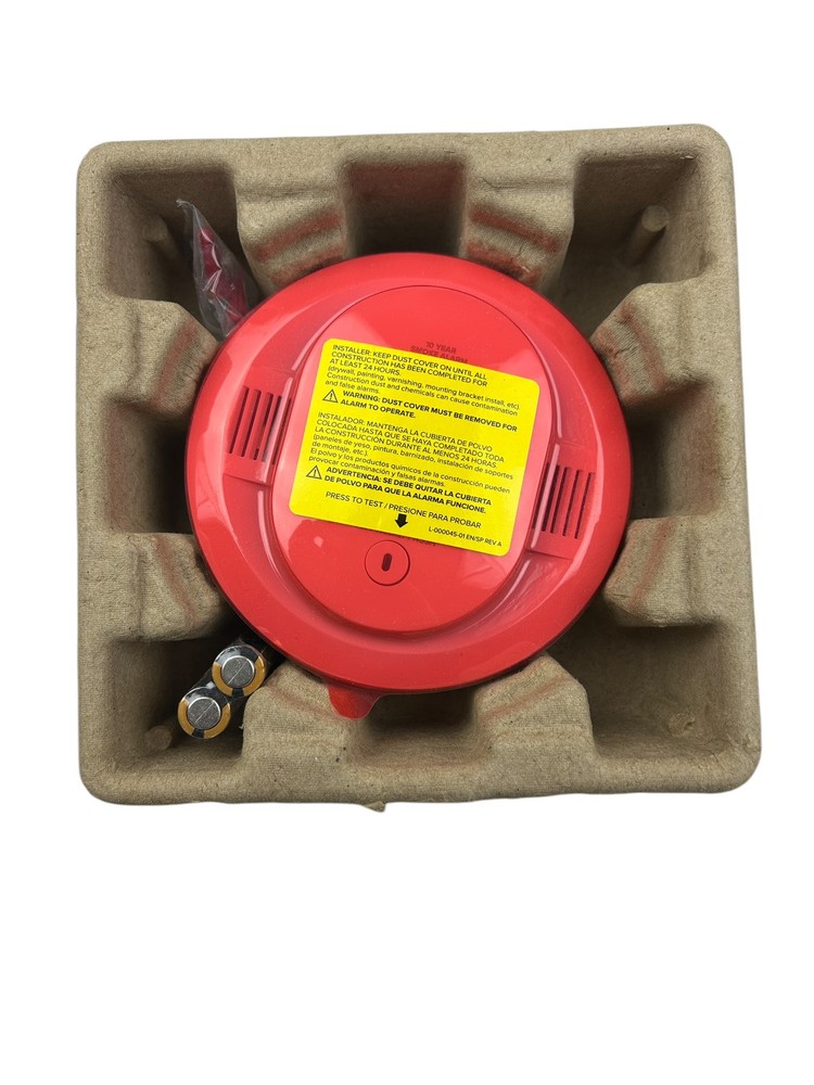 Kidde Smoke Detector, 10-Year Battery Powered, LED Warning Light Indicators (Bk)