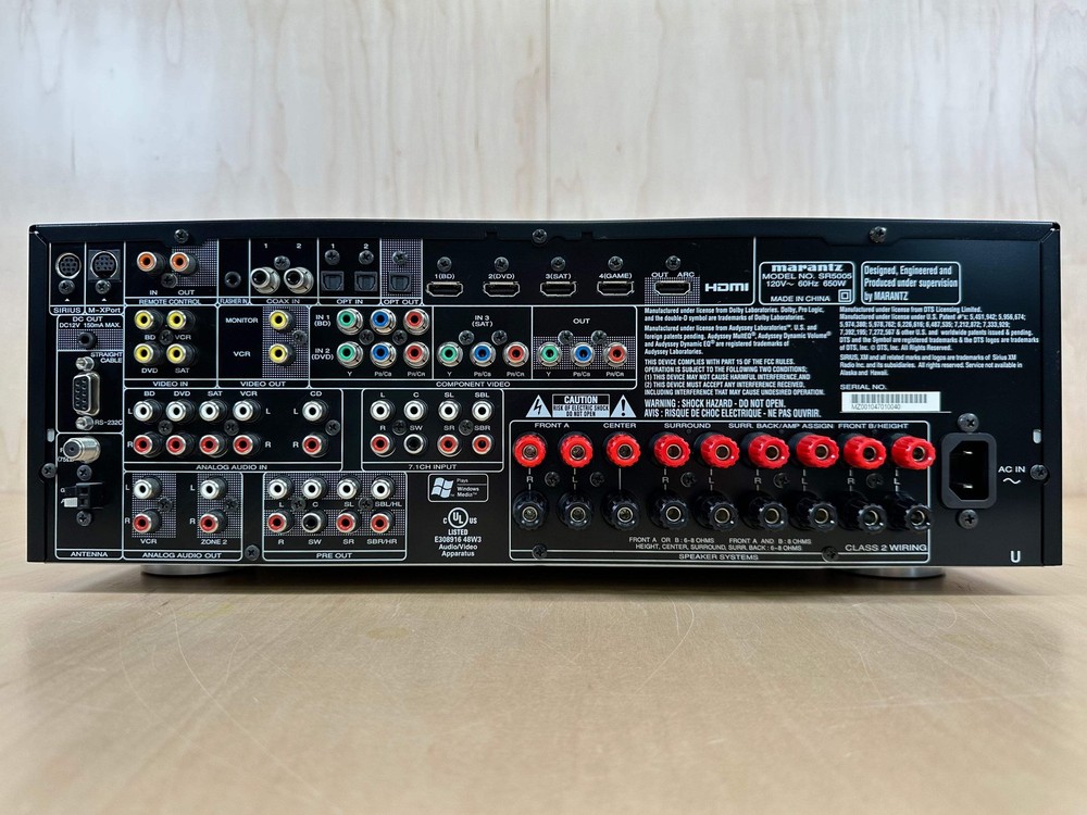 Marantz SR5005 AV Receiver Bundle