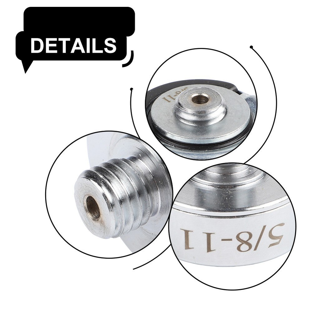 XLOCK Angle Grinder 2 Piece Adapter Set with 5 8 11 Thread Quick Change