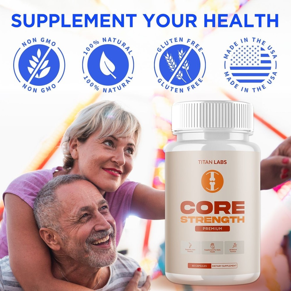 (1 Pack) Core Strength Joint Support Advanced Formula CoreStrength 60 Capsules