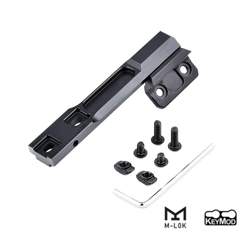 Flashlight Torch Offset Base Mount For M300/M600 Scout lights Mount Keymod MLOK