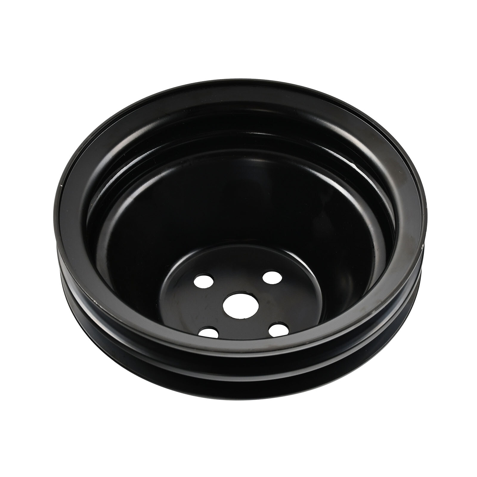 For SBC Chevy 283 350 400 SWP Short Water Pump Pulley & Crankshaft 2/3 Groove