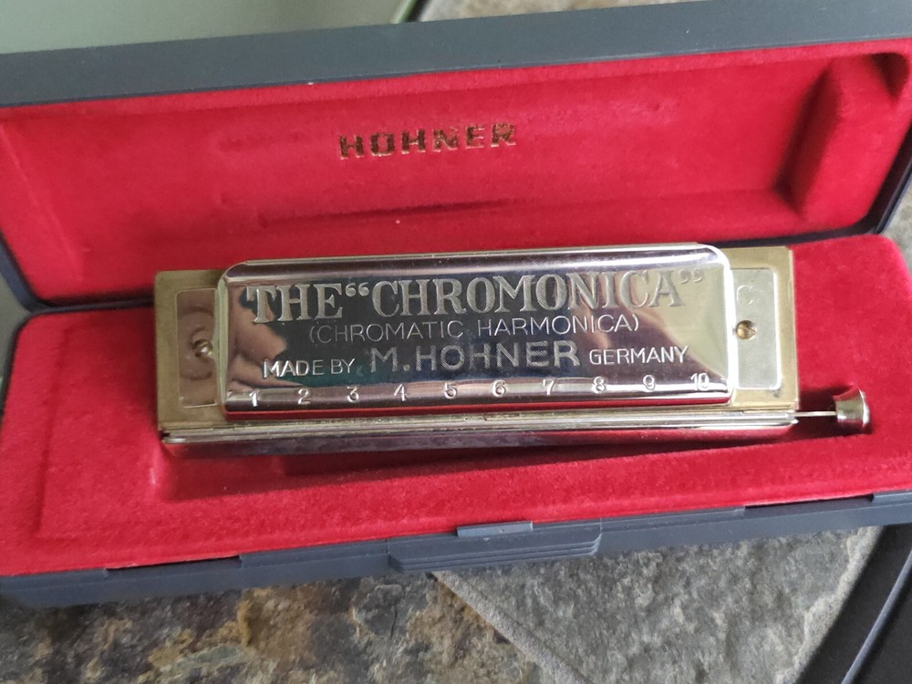 M.HOHNER 260 C CHROMATIC HARMONICA MADE 1937 GERMANY ORIGINAL CASE Nice!