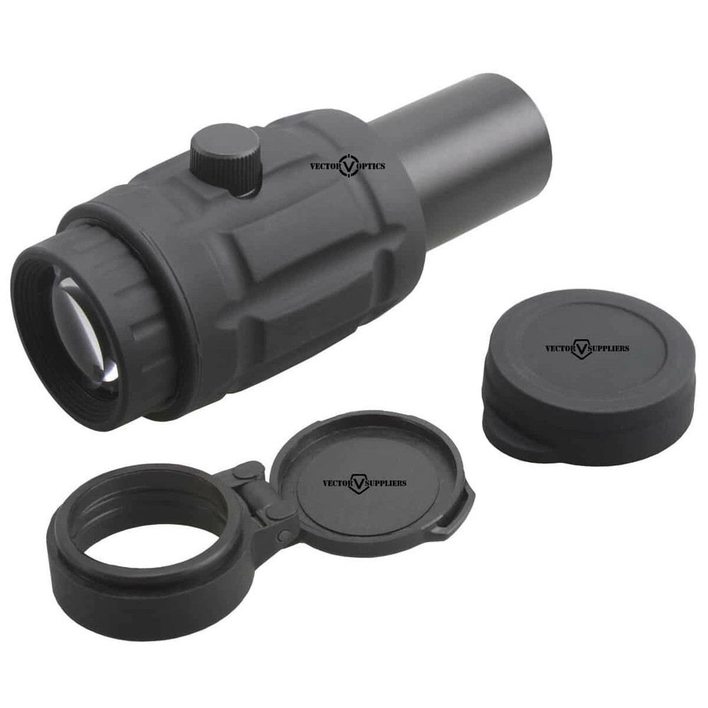 Vector Optics Tactical 4X Magnifier Scope for Red Dot Sights Flip to Side Mount