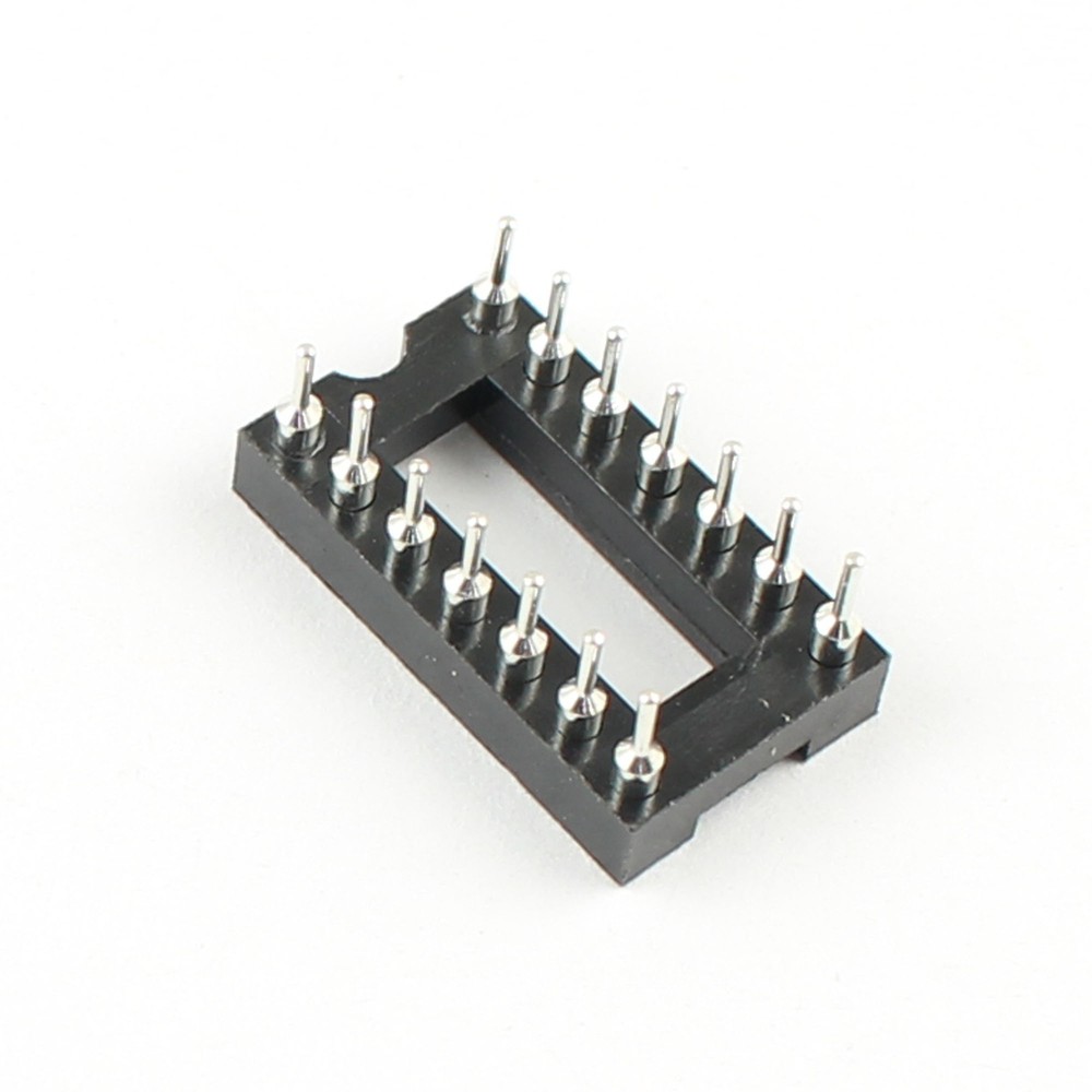 34Pcs New 14 Pin Round DIP IC Socket Adapter 14Pin