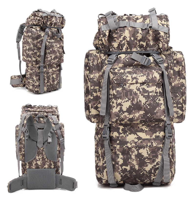 Military Tactical Backpack Molle Large Capacity Rucksack Camping Hiking Backpack