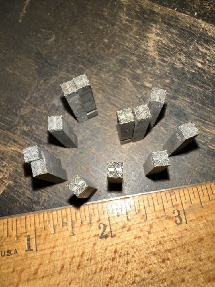 Lead Dingbats ( Border Edge ) Beautiful Iines! 12 Total