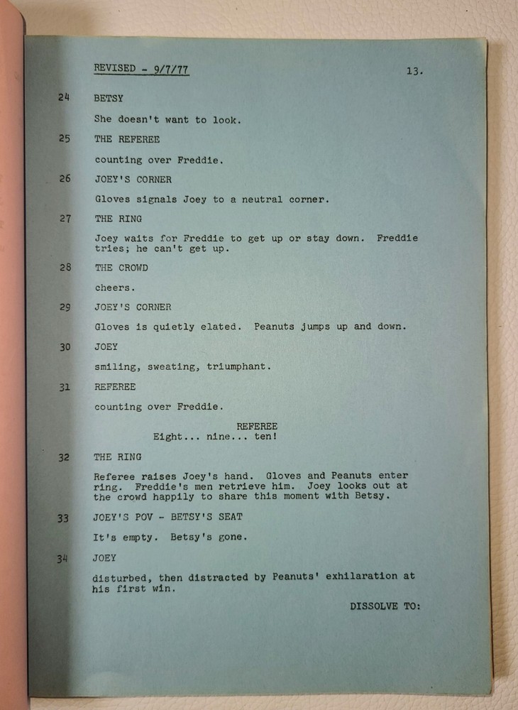 Movie Movie (Double Feature) 1977 Manuscript 2nd Draft Gelbart Keller Script HTF