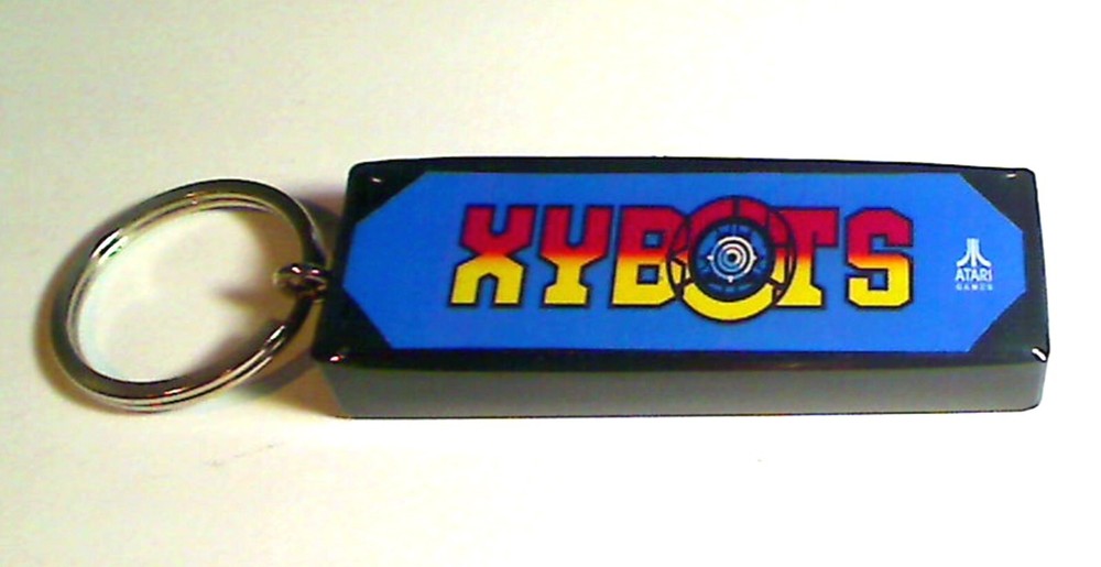Xybots Arcade Marquee Coin Door accessory Keychain