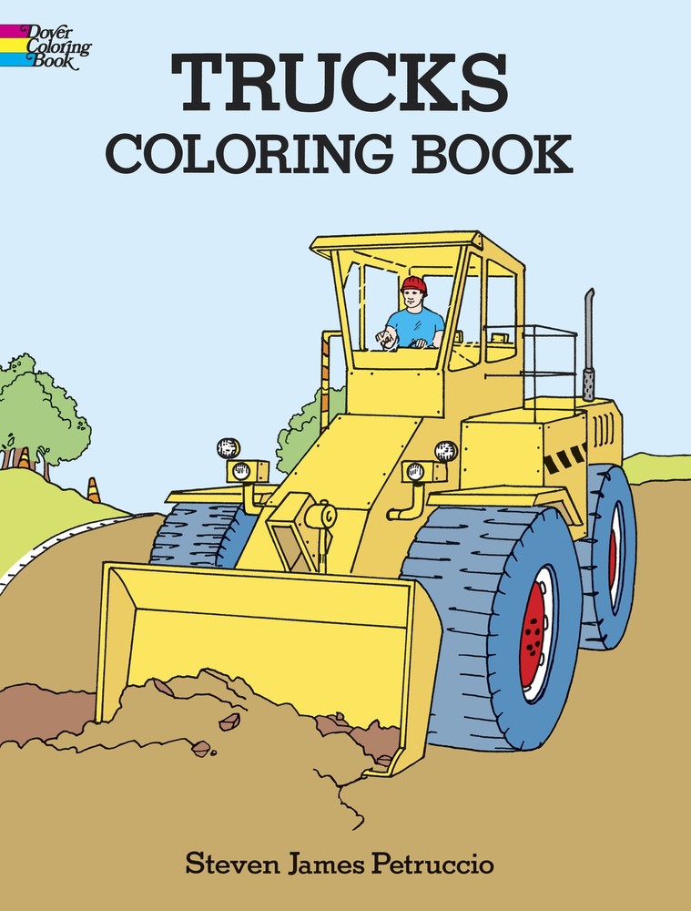 Trucks Coloring Book-