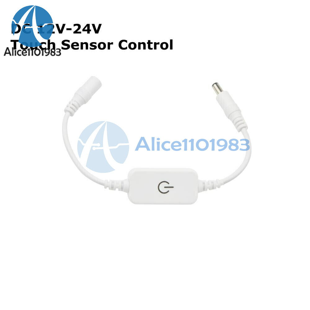 Hand Sweep/Touch Sensor Dimmer Switch for LED Strip Light DC 12V-24V ON/OFF Kit