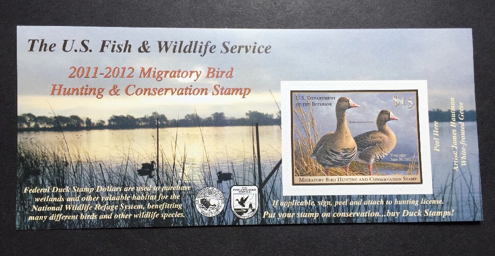 #RW78A 2011 - 2012 - US Federal Duck Stamp - Post Office FRESH