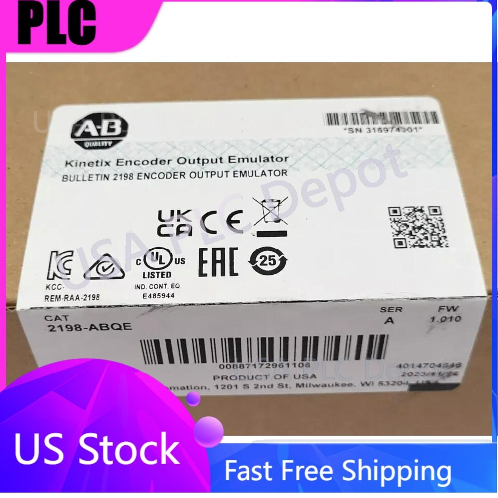 Allen Bradley 2198-ABQE Kinetix Output Encoder Emulator EtherNet/IP NEW 2198ABQE