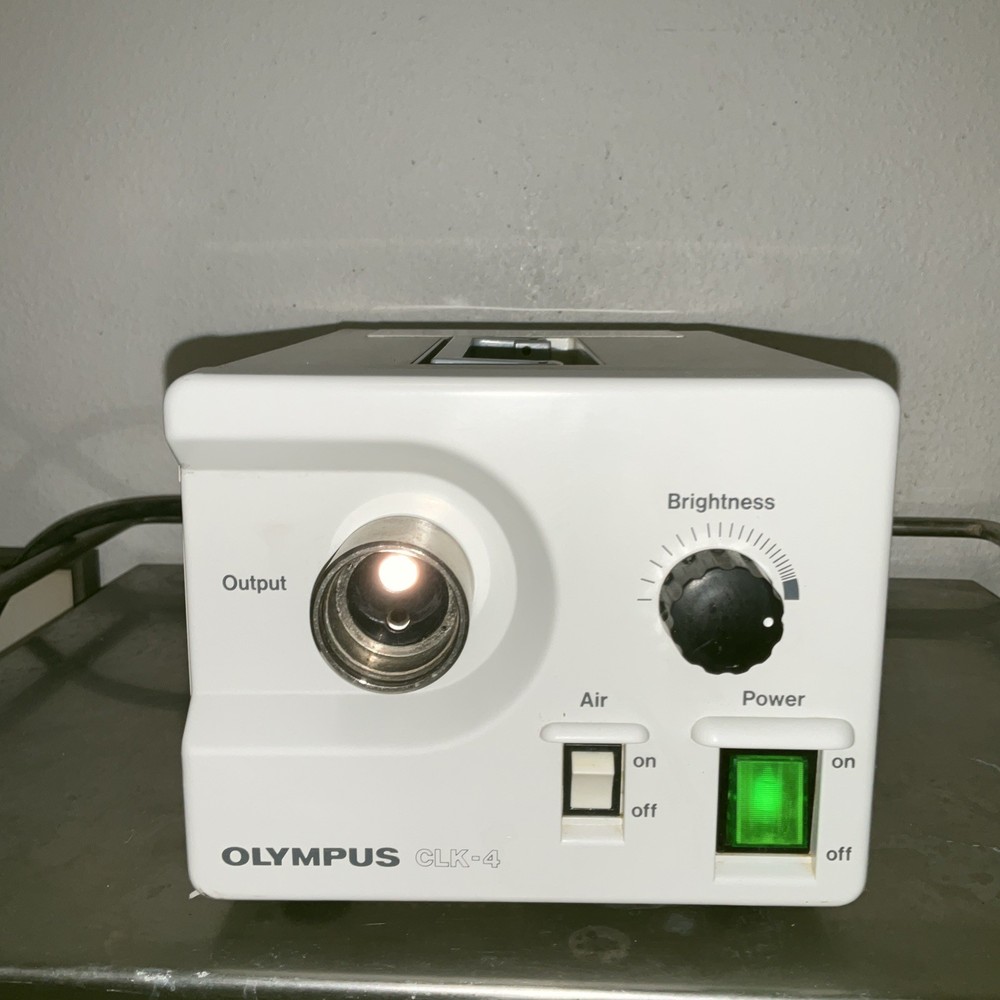 WORKING Olympus CLK-4 Halogen Light Source w/ Lights