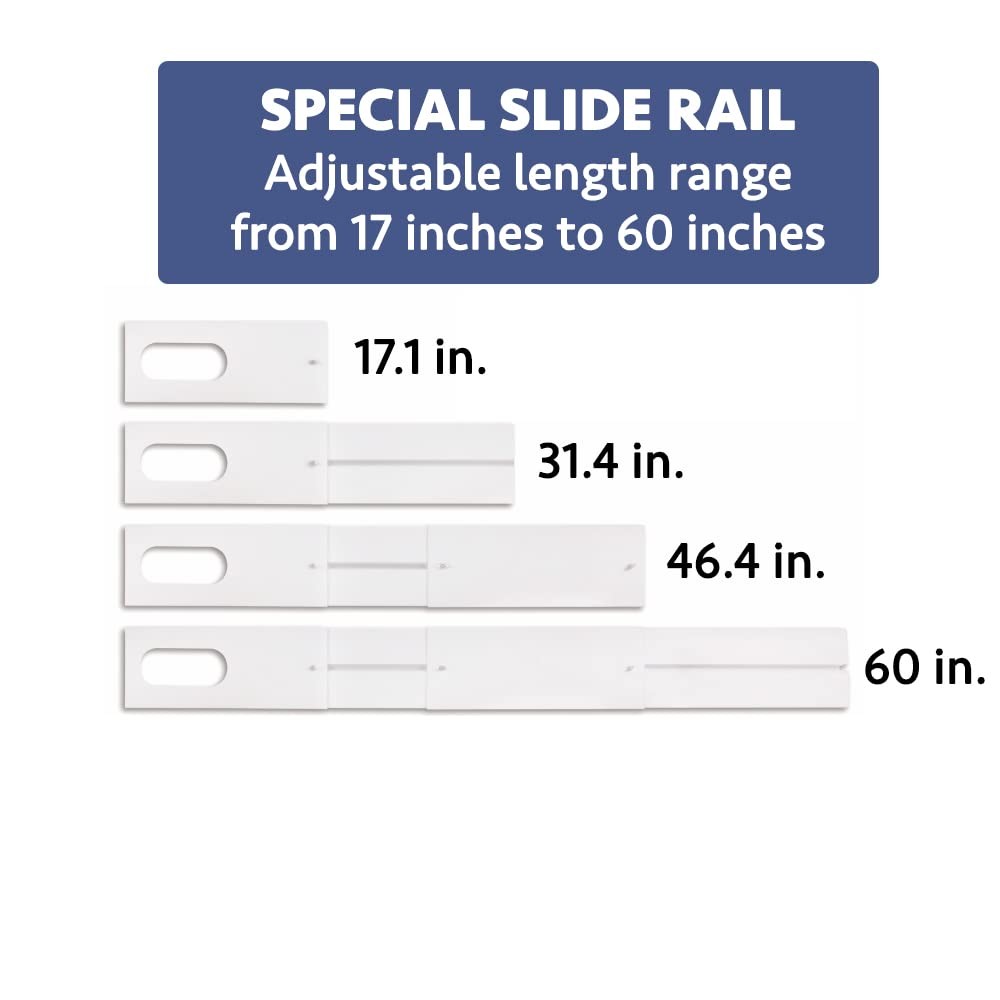 Portable Air Conditioner Window Kit with Coupler Adjustable Window Seal for A