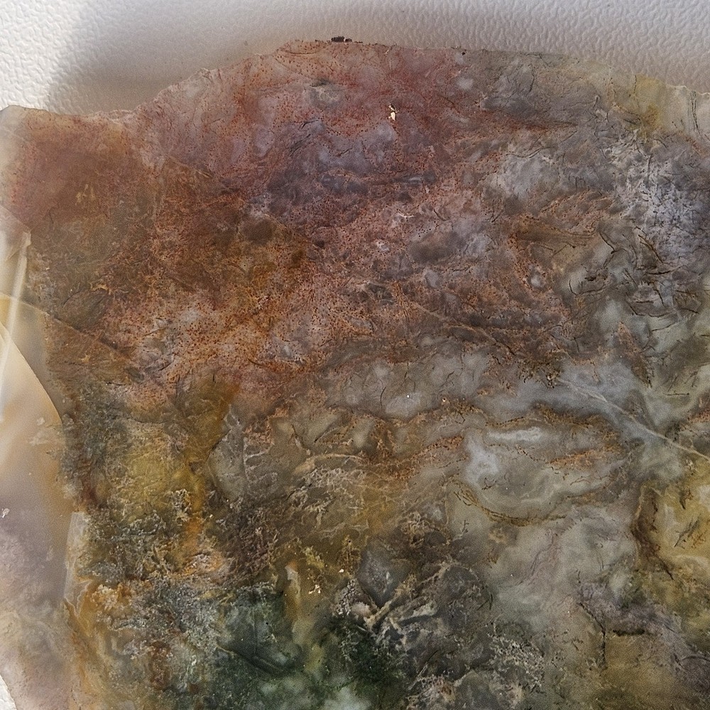 Moss Agate Lapidary Slab 141 Grams