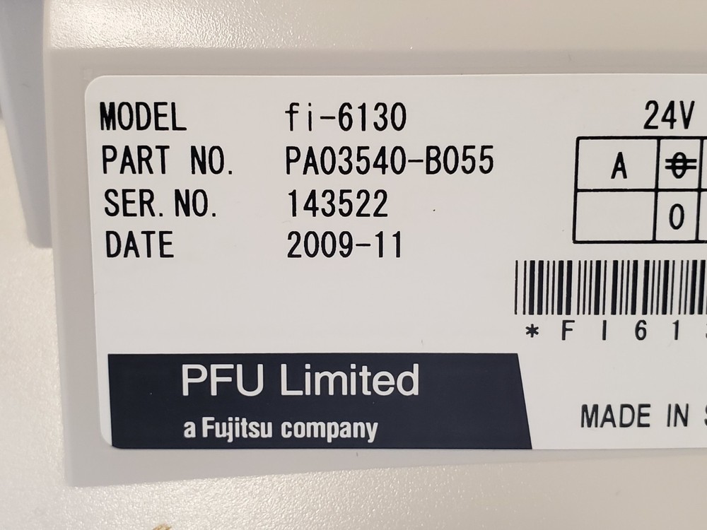 Fujitsu fi-6130 Color Duplex Sheet-Feed Document Scanner FULLY TESTED & WORKS