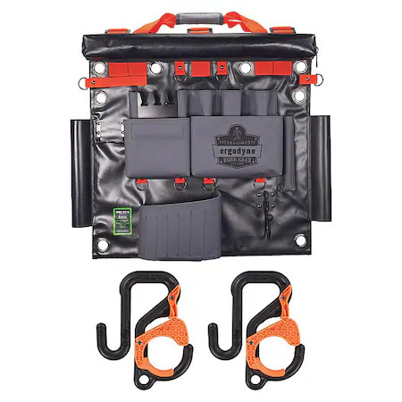 Ergodyne 5711 Tool Board, Gray, Polyester, 40 Lb Cap.