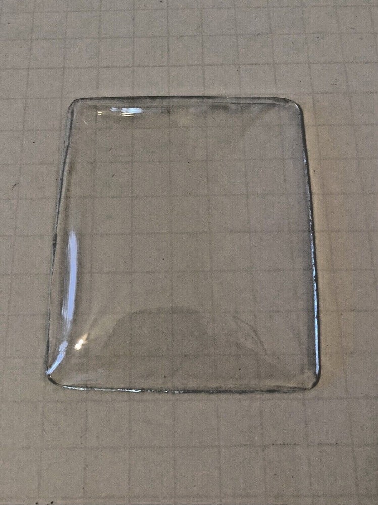 Rectangular Replacement Domed Convex Glass Clock Barometer Gauge Various Sizes