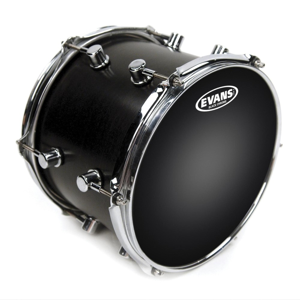 Evans Black Chrome Tom Batter Drumhead 6 in.
