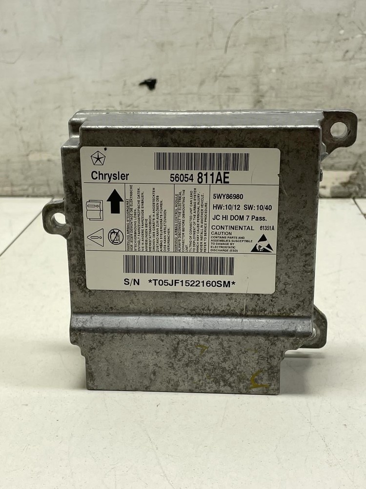 2012 DODGE JOURNEY BAG CONTROL MODULE OEM+