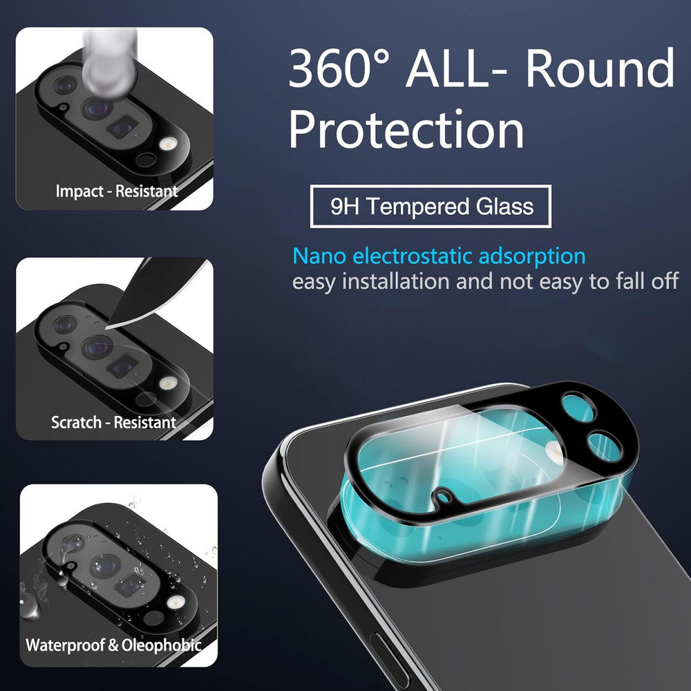 [Auto-Dust Removal] 3 Pack Screen Protector for Google Pixel 10 Pro [Phon