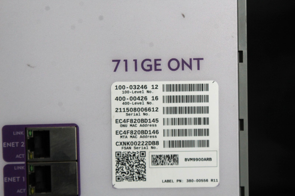 Calix 711GE ONT Optical Network Terminal Module