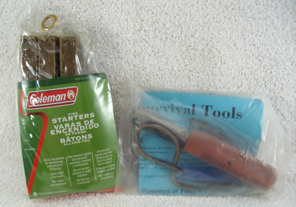 Strike Master Fire Starter & Coleman Fire Starter New
