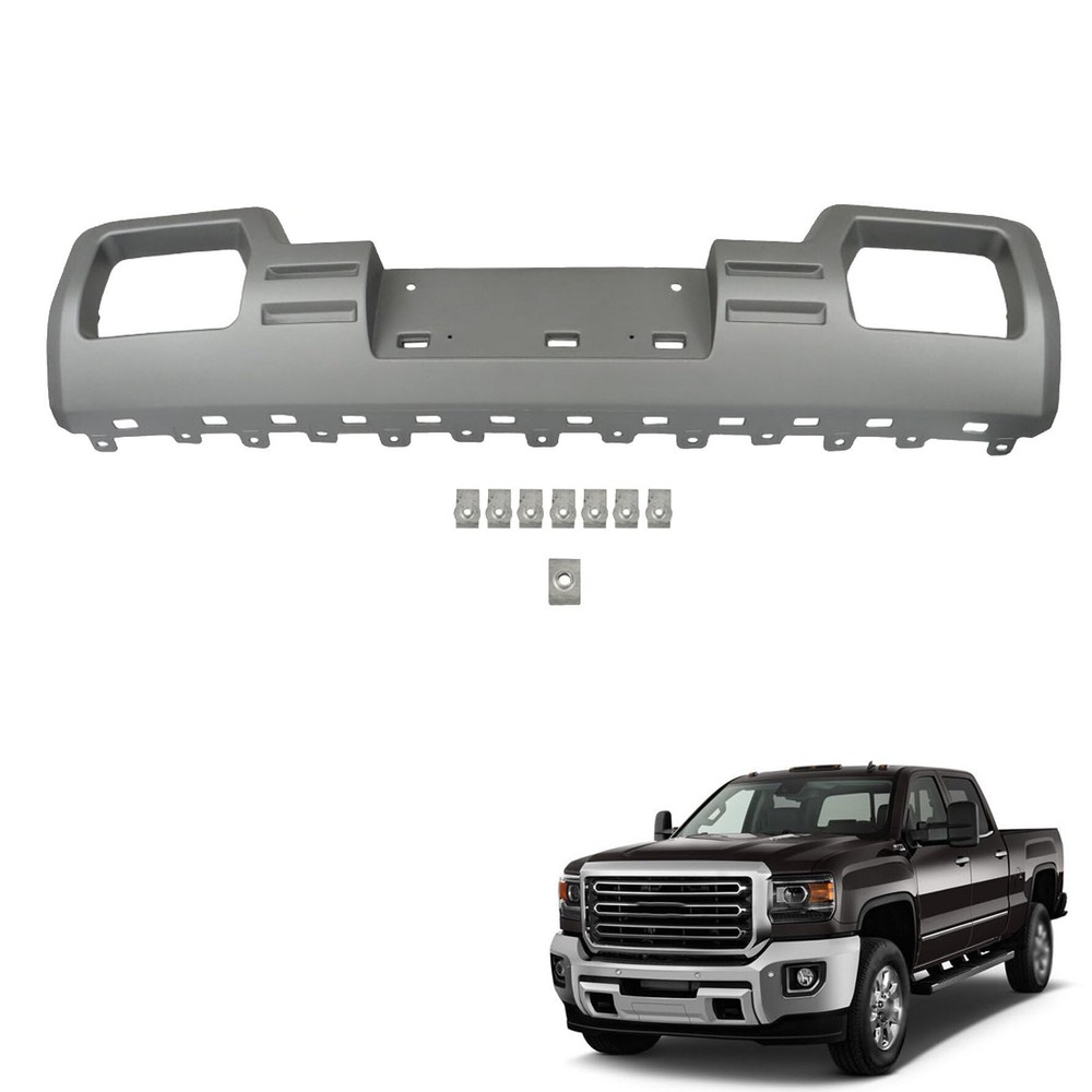 Front Bumper Mid Section Skid Plate Replacement for 2014 2015 Sierra 1500
