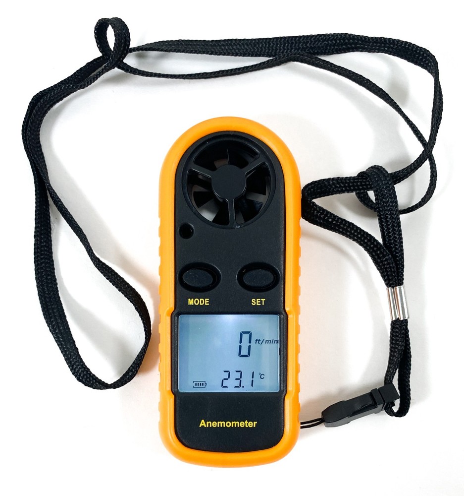 GM816 Digital Anemometer Wind-Speed Gauge Meter LCD Handheld Airflow Windmeter