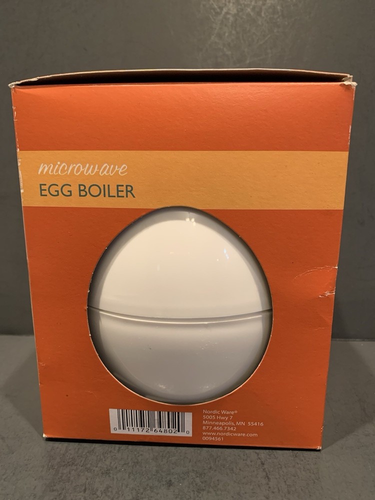 NORDIC WARE Microwave Egg Boiler Makes 4 Perfect Eggs