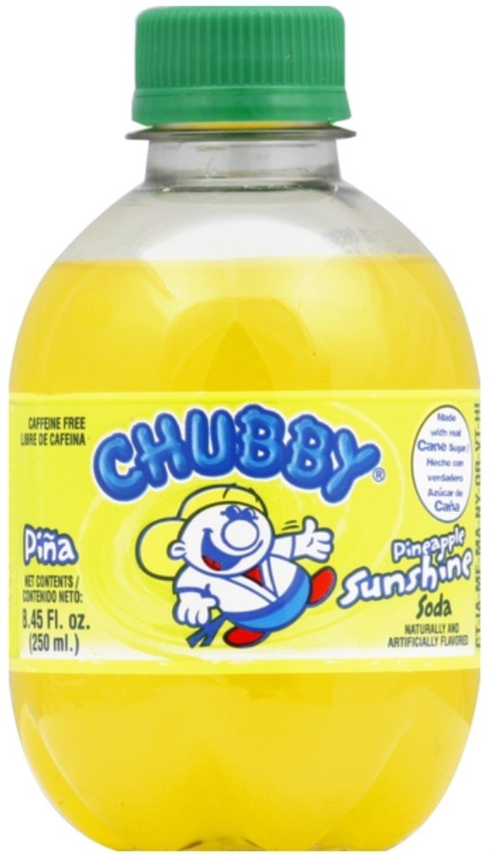 Chubby Soda 6 Different Flavors