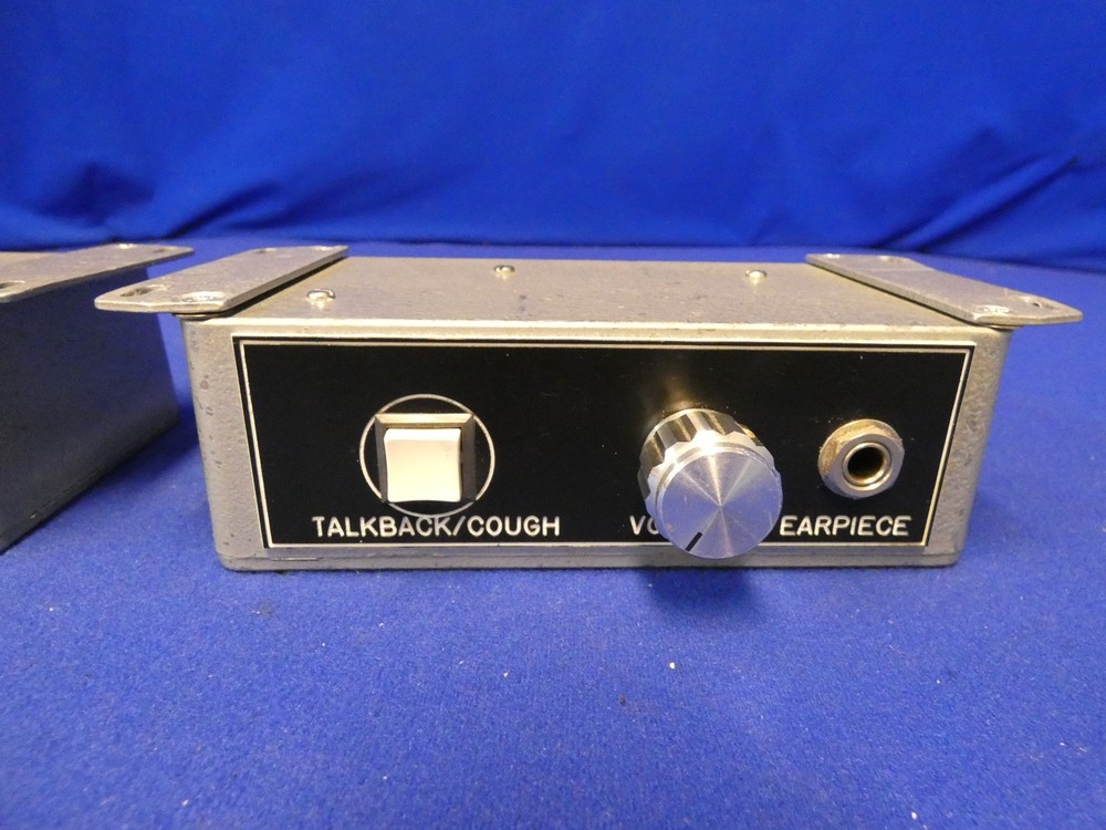 Daltech Announcers Talkback Boxes w/Cough Buttons, Volume Control QTY 2