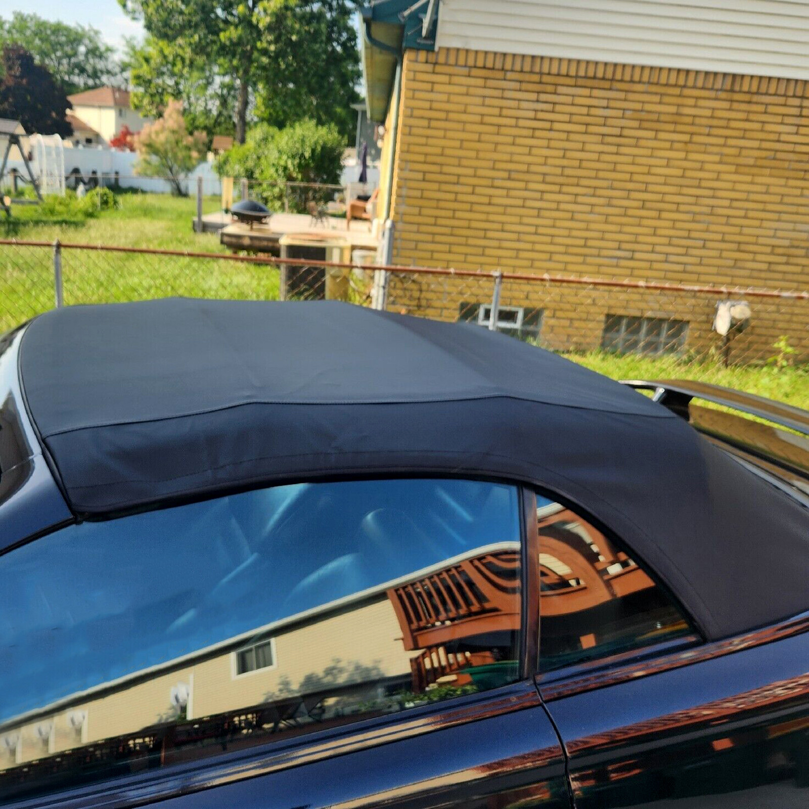 For Ford Mustang 1994-2004 Convertible Soft Top w/ Heated Glass Window Sailcloth