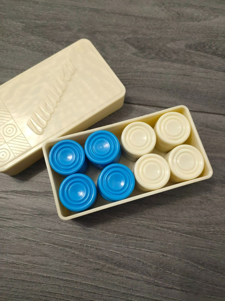 Vintage Russian Checkers Game USSR Soviet Union