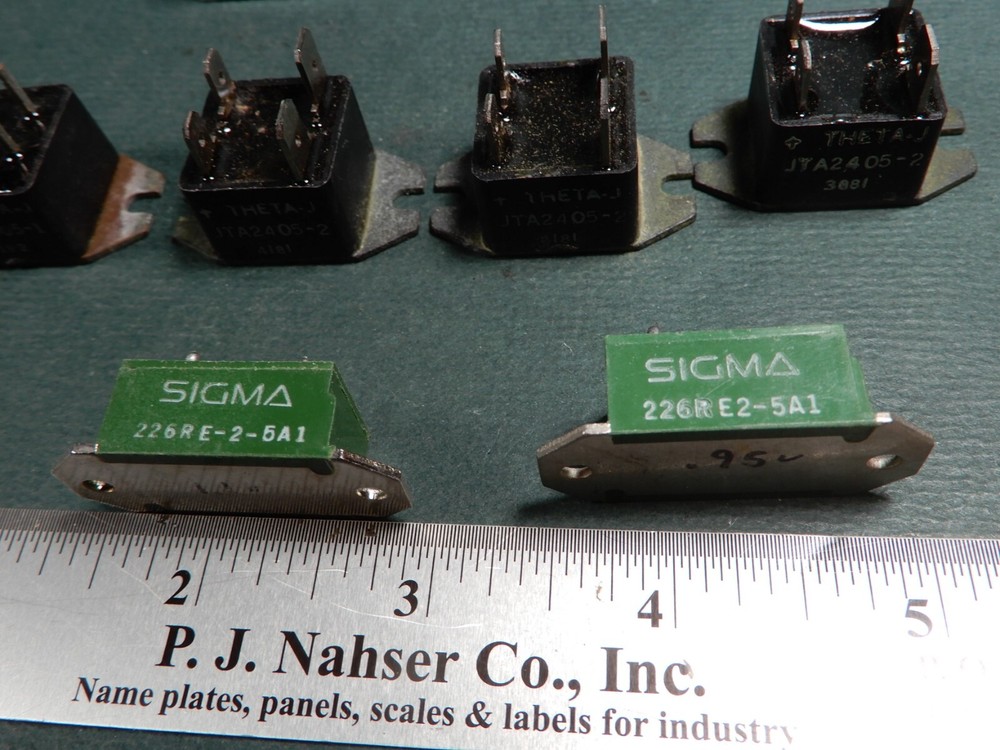 Theta-J Sigma Grayhill Solid State Relays Used Untested 70S2-04-B-06-N Plus!