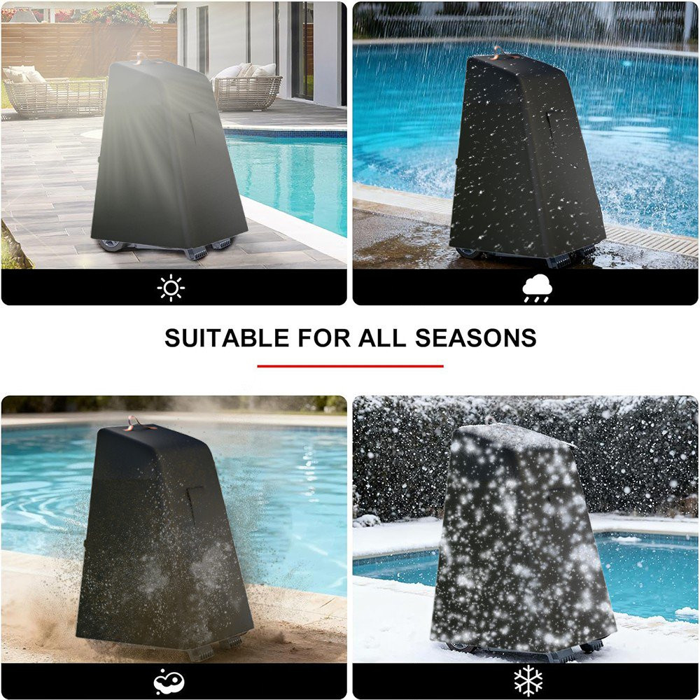 420D Robotic Pool Cleaner Cover Waterproof Windproof Caddy Protector with Handle