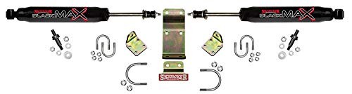 07-15 REPLACEMENT STEERING STABILIZER, DUAL FRONT, BLACK W/BT