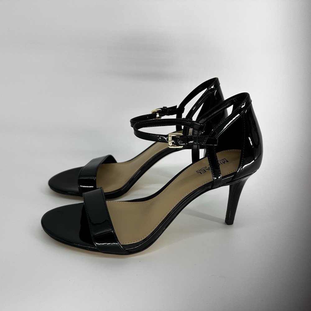 MICHAEL KORS SIMONE MID SANDAL PATENT Size 7