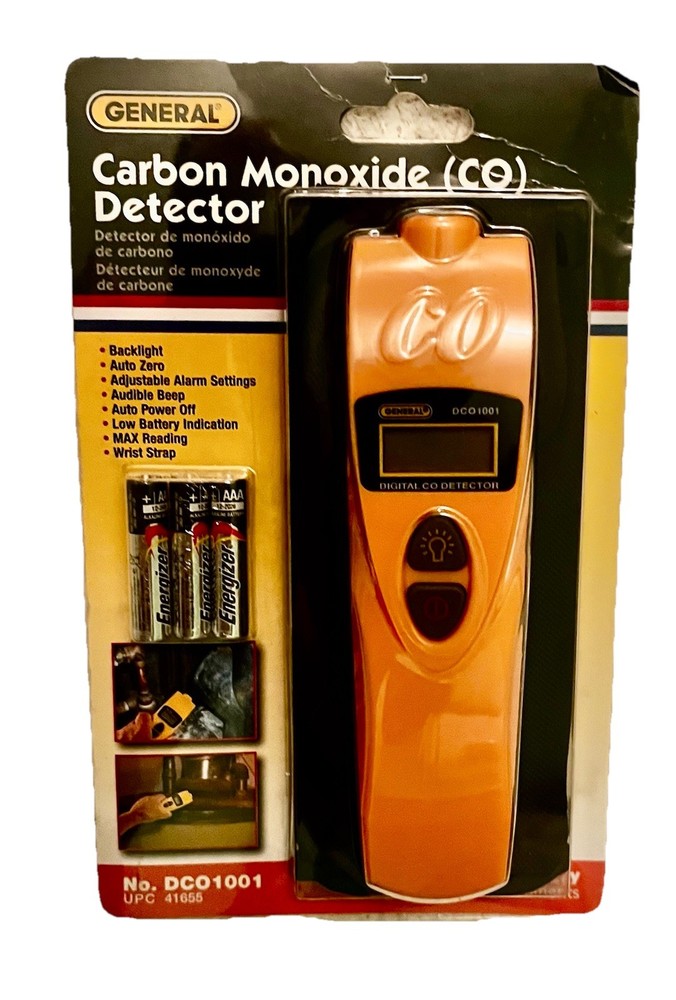 General Tools DCO1001 Carbon Monoxide Detector Meter - New